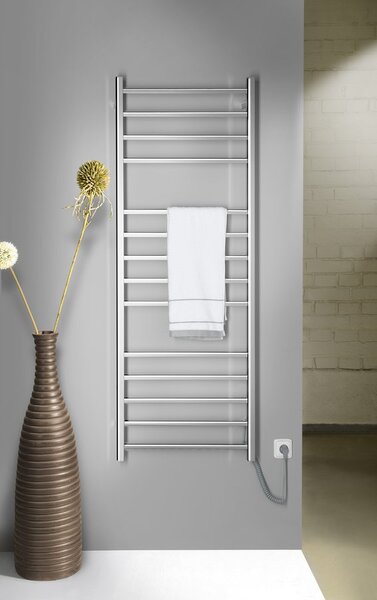 Sapho Sapho, uscator electric de prosoape ESKINADO, patrat, 600x1500 mm, 130 W, otel inoxidabil lustruit, ER450V