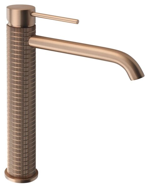 Sapho Sapho, baterie de lavoar FLAWO înaltă fără priză, auriu roz, mat, FR678G