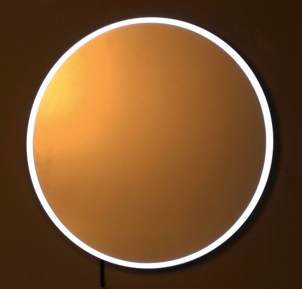Sapho Sapho, oglindă iluminată cu LED FLOAT, diametru 600 mm, alb, 22559