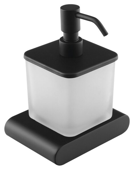 Sapho Sapho, dozator de sapun FLORI, sticla neagra/lapte, RF019/15