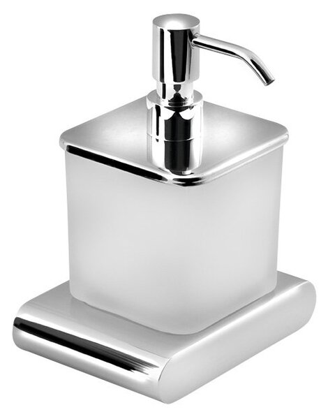 Sapho Sapho, dozator de sapun FLORI, sticla croma/lapte, RF019