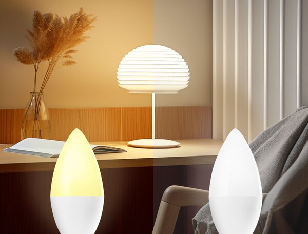 Bec cu LED RSL036 E14 8W Neutral