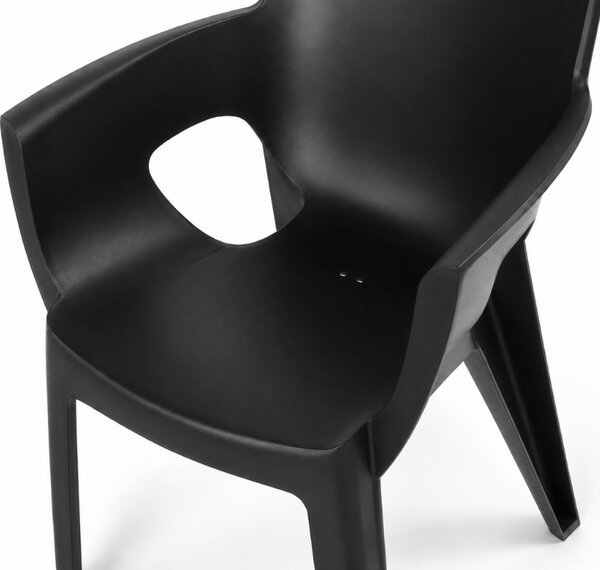 Scaun de masa pentru gradina IVY, negru