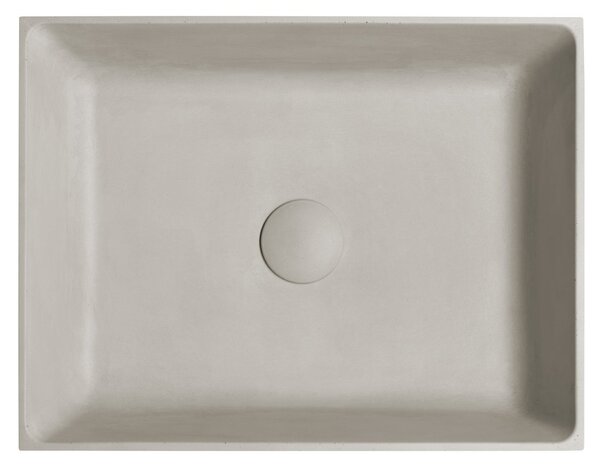 Sapho Sapho, chiuveta de blat din beton FORMIGO, 47,5x36,5cm, nisip, FG114