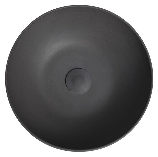Sapho Sapho, chiuveta de blat din beton FORMIGO, diametru 39 cm, antracit, FG316