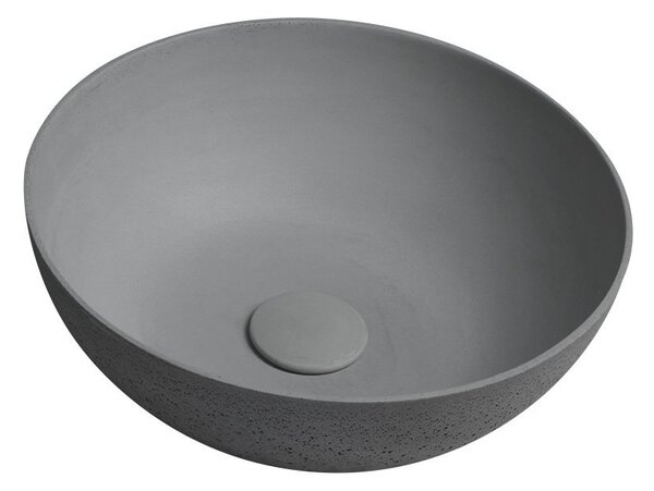 Sapho Sapho, chiuveta de blat din beton FORMIGO, grund 39cm, gri, FG317