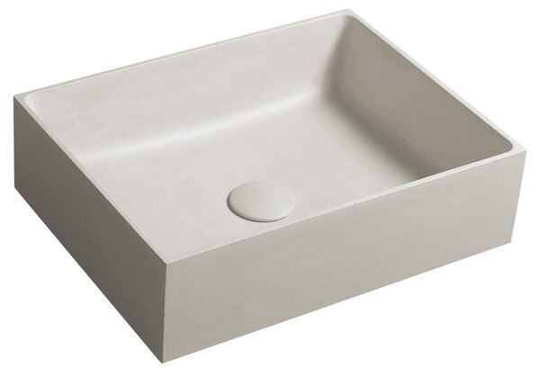 Sapho Sapho, chiuveta de blat din beton FORMIGO, 47,5x36,5cm, nisip, FG114