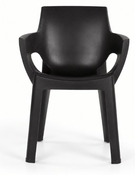 Scaun de masa pentru gradina IVY, negru