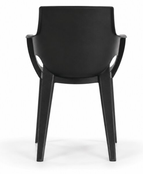 Scaun de masa pentru gradina IVY, negru