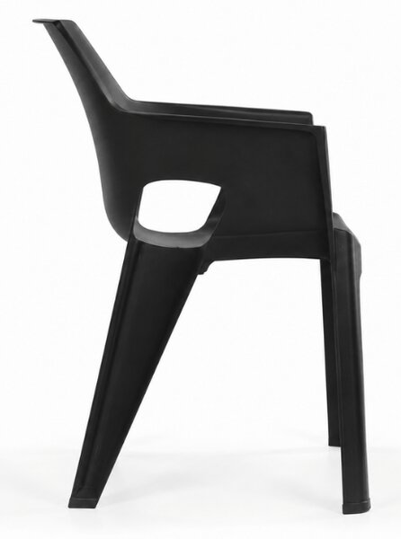 Scaun de masa pentru gradina IVY, negru