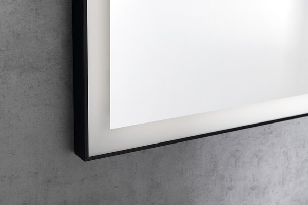 Sapho Sapho, oglinda GANO cu iluminare LED 60x80cm, neagra