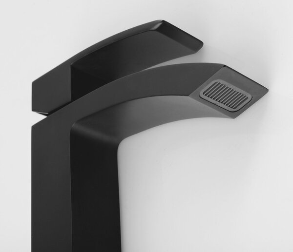 Sapho Sapho, baterie de lavoar autonomă GINKO 25 fără priză, negru mat, 1101-06B