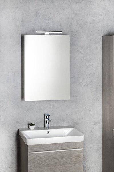Sapho Sapho, galerie GRETA cu iluminare LED, 50x70x14cm, alb mat, GR050-0031