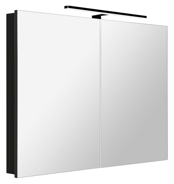 Sapho Sapho, galerie GRETA cu iluminare LED, 101x70x14cm, mat negru, GR105-0035