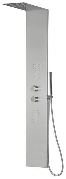 Sapho Sapho, panou de dus GRACE 200x1450 mm, otel inoxidabil, WN326