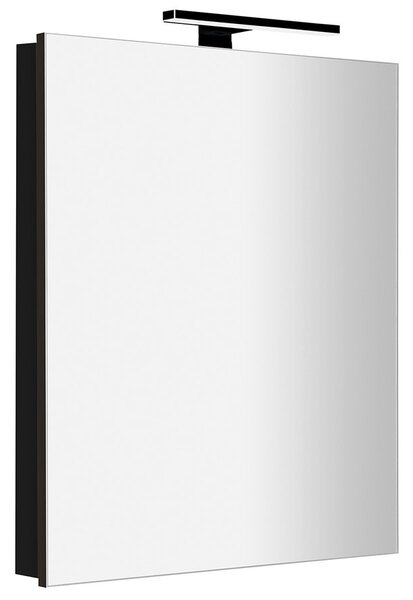Sapho Sapho, galerie GRETA cu iluminare LED, 60x70x14cm, mat negru, GR065-0035