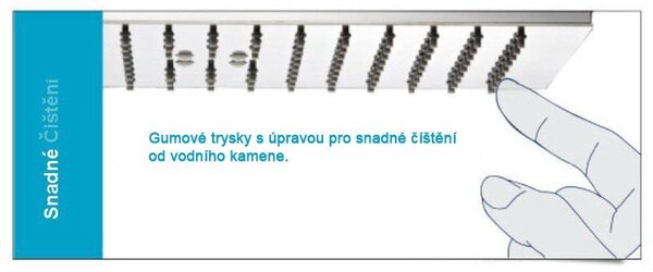 Sapho Sapho, cabină de duș SLIM, cerc, 300 mm, oțel inoxidabil, MS573