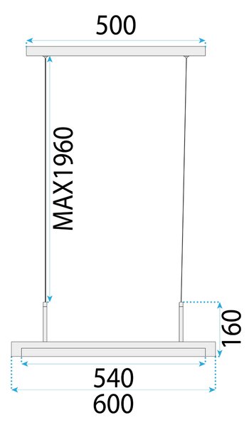 Lampa LED wood APP1530-CP