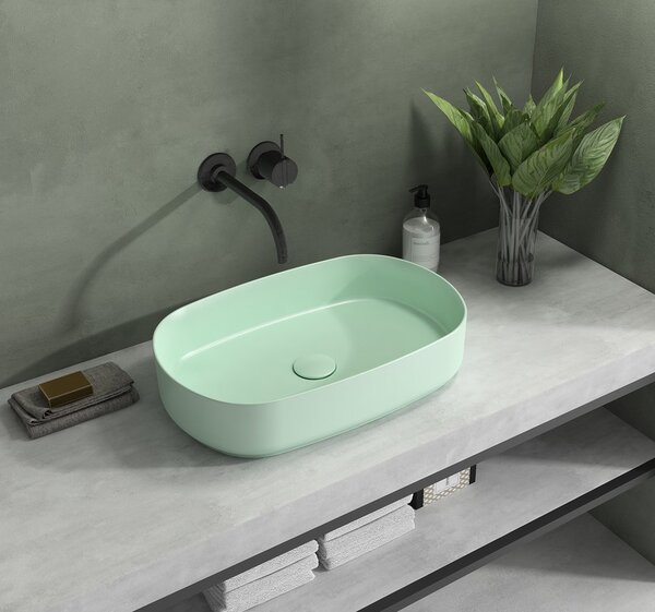 Isvea Isvea, bideu de perete INFINITY 36,5x53cm, alb mat, 10NF41001-2L