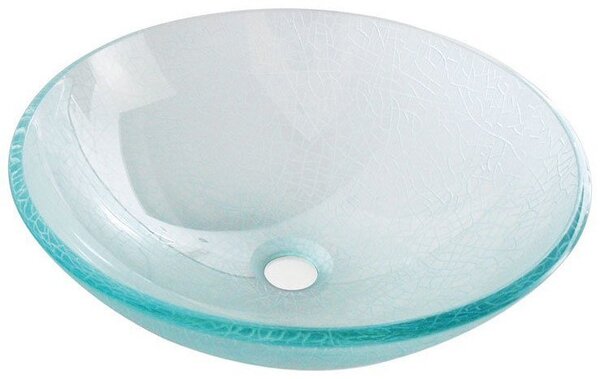 Sapho Sapho, chiuvetă din sticlă ICE diametru 42 cm, 2501-04