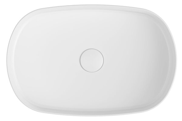 Sapho Sapho, chiuvetă de blat ceramică INFINITY OVAL, 55x36 cm, alb, 10NF65055