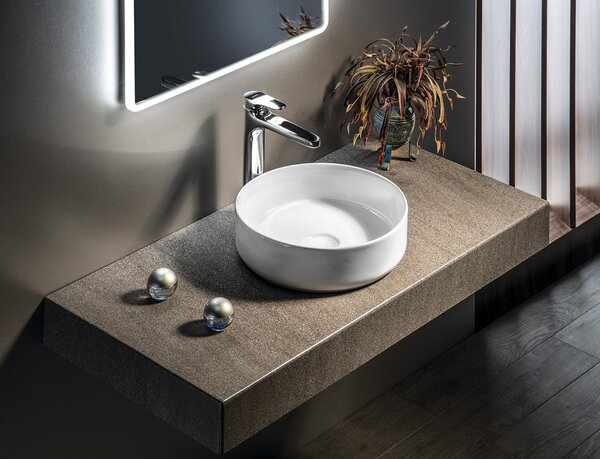 Isvea Isvea, bideu de perete INFINITY 36,5x53cm, alb mat, 10NF41001-2L