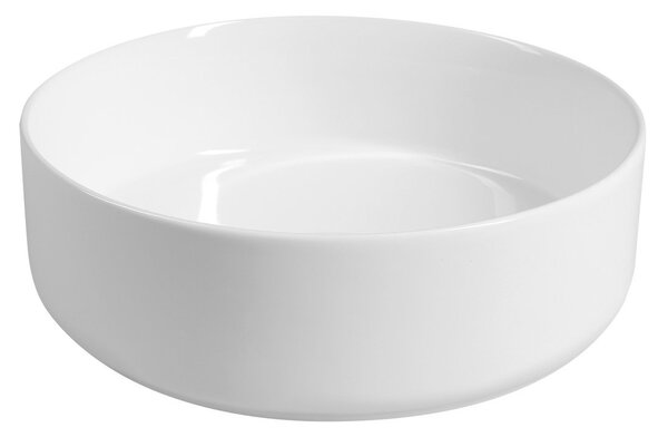 Sapho Sapho, Chiuvetă de blat ceramică INFINITY ROUND, diametru 36x12 cm, alb, 10NF65036