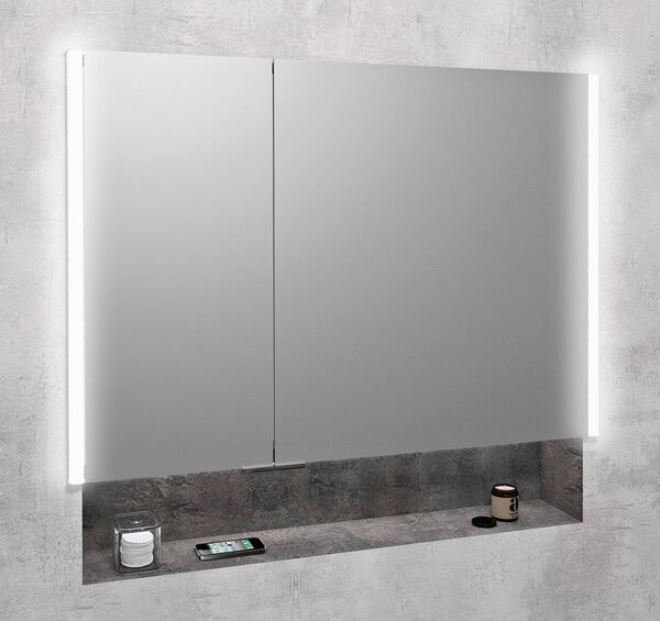 Sapho Sapho, galerie încasabilă INTEGRA cu iluminare LED, 85x70cm, IN085