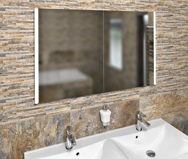 Sapho Sapho, galerie încasabilă INTEGRA cu iluminare LED, 65x70cm, stânga/dreapta, IN065