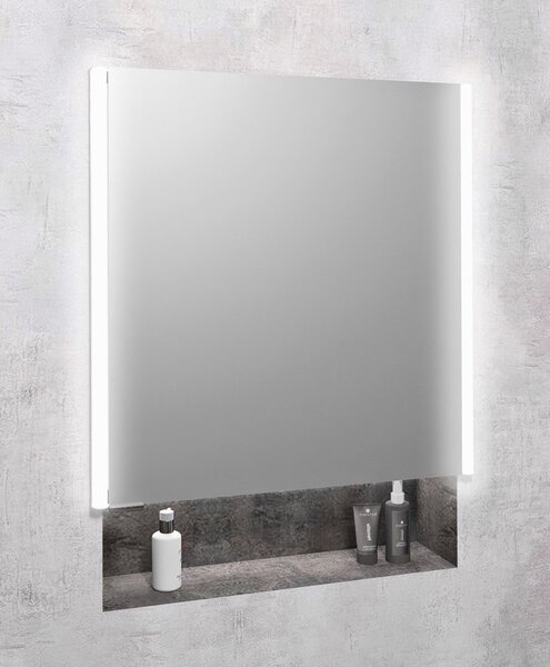 Sapho Sapho, galerie încasabilă INTEGRA cu iluminare LED, 65x70cm, stânga/dreapta, IN065