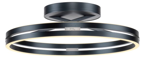 Plafoniere PURE, PURE Loop, reglabil, Gri, Camera de zi, Aluminiu, Modern