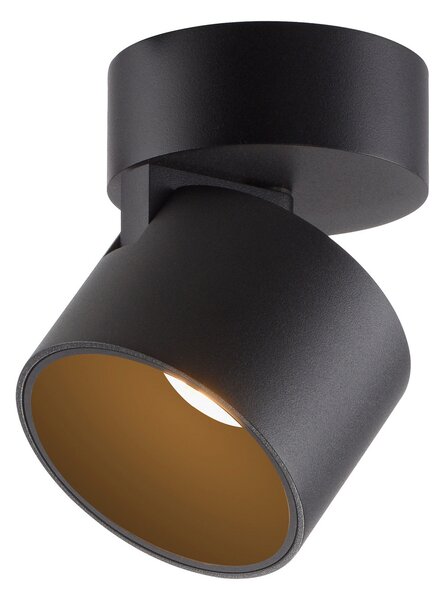 Plafoniere PURE, Cup, reglabil, Negru, Camera de zi, Metal, Modern