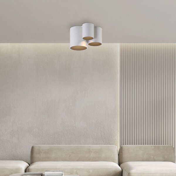 Plafoniere PURE, Point, reglabil, Alb, Baie, Metal, Modern