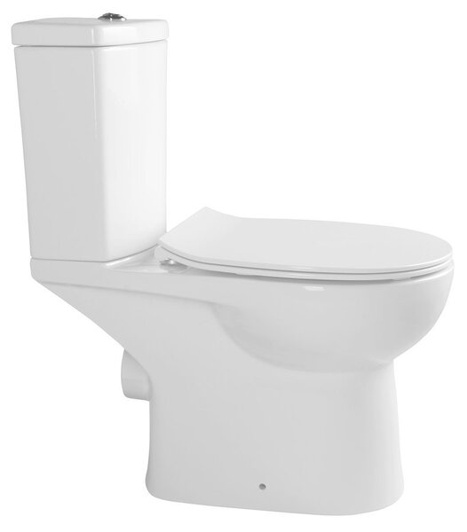 Sapho Sapho, WC combinat KAIRO CLEANWASH cu duș bideu, deșeuri spate, mecanism de spălare, PC106