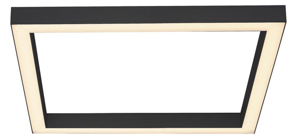 Plafoniere PURE, PURE Lines Square, reglabil, Negru, Camera de zi, Metal, Modern
