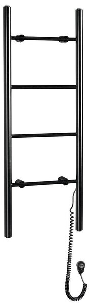 Sapho Sapho, KARBO Uscător de prosoape electric, rotund, 400x1120 mm, 87 W, negru, KB904