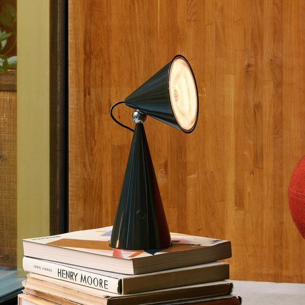 Tom Dixon Lampă de masă LED Pose Task Light, antracit, 41 cm, reglabil, Negru, Camera de zi / sufragerie, Plastic, Design