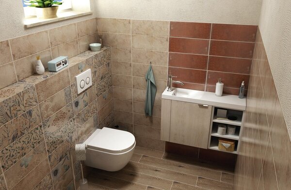 Sapho Sapho, Set de baie LATUS X 40, stejar alabama strip, KSET-078
