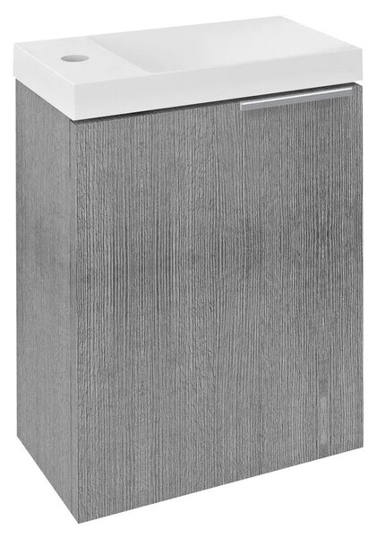 Sapho Sapho, dulap lavoar LATUS X 39,4x50x22cm, stejar argintiu, LT110-1111
