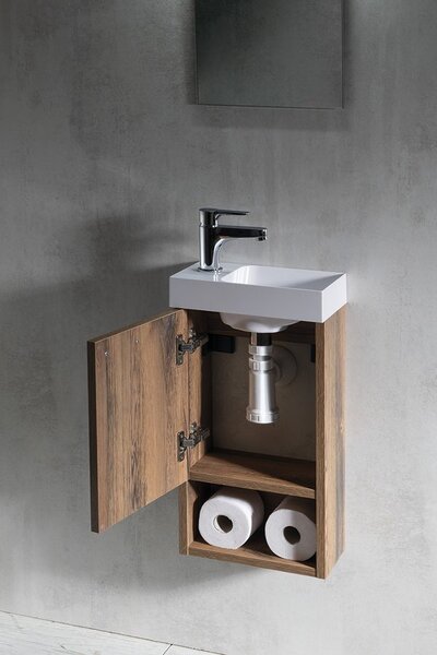 Sapho Sapho, dulap lavoar LATUS XI 30x53x16,5cm, pin rustic, LT711-1616