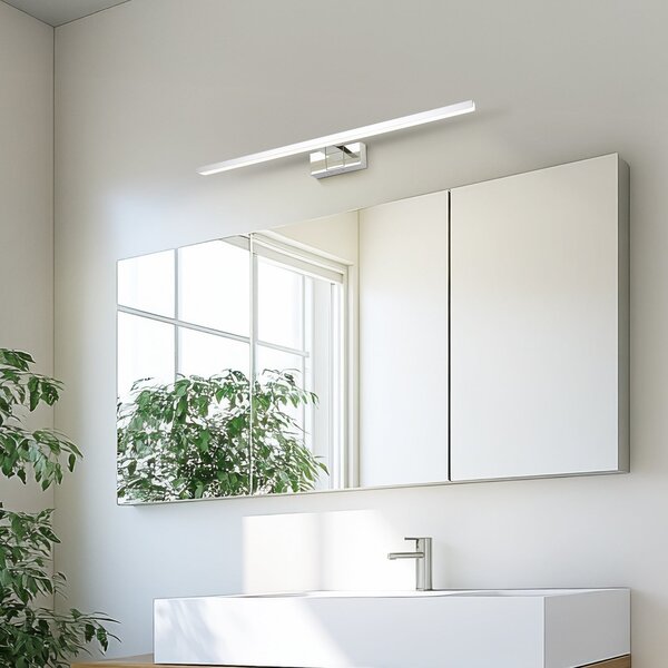EGLO Aplică de perete LED Conettilla, cromată, lățime 60 cm IP44 CCT, Metalic, Baie, Metal, Modern