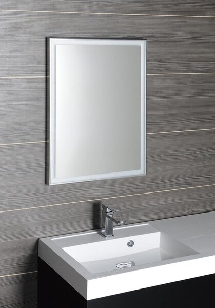 Sapho Sapho, oglindă LUMINAR LED cu retroiluminare în cadru 600x800mm, crom, NL557