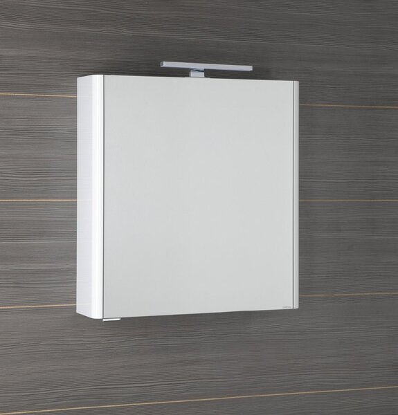 Sapho Sapho, galerie LUCIE cu iluminare LED, 65x70x17cm, alb, LU065-0030