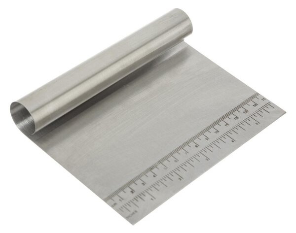 Spatula de patiserie, inox, 15 x 12 cm + cana de masurat