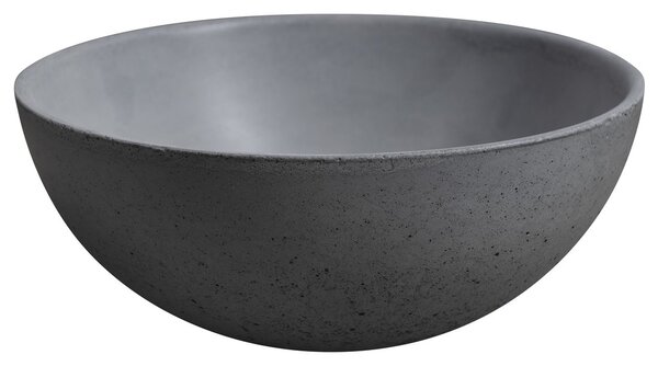 Sapho Sapho, Chiuvetă de blat din beton MINOR, diametru 26 cm, gri, MR26017