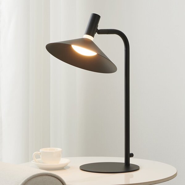 EGLO Lampa de masă inteligentă cu LED Conomavilla-Z negru Înălțime 45 cm CCT RGB, reglabil, Negru, Camera de zi / sufragerie, Metal, Modern
