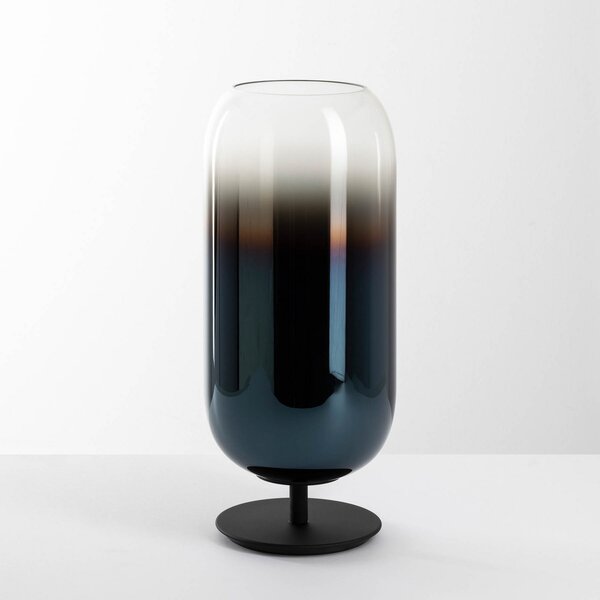 Lampă de masă Artemide, Gople Mini, Albastru, Camera de zi, Sticlă, Design