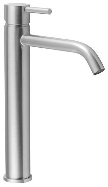 Sapho Sapho, robinet de lavoar vertical MINIMAL, înalt fără priză, oțel inoxidabil, MI202