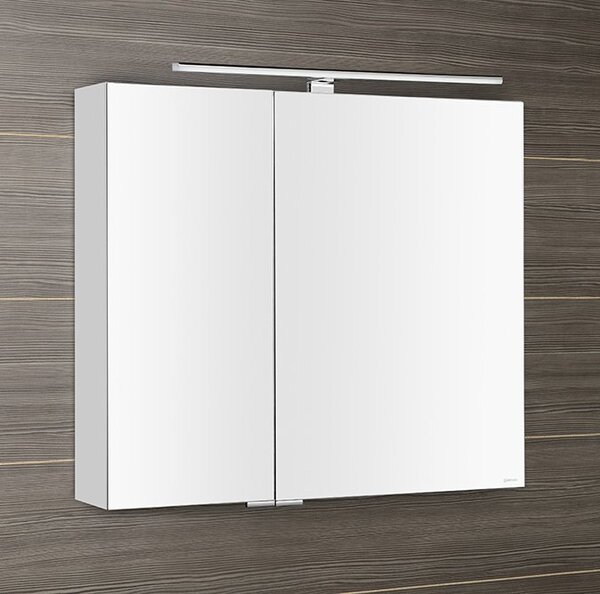 Sapho Sapho, galerie MIRRÓ cu iluminare LED, 80x70x16cm, alb, MC080-0030