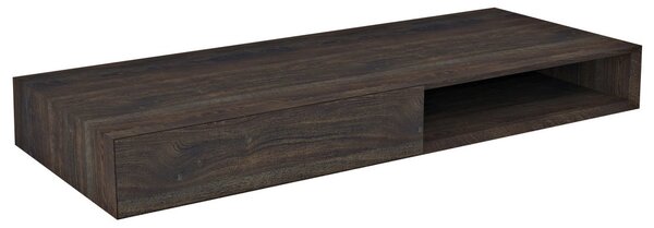 Sapho Sapho, dulap lavoar MORIAN 120x14x48cm, stejar negru, stanga, MR122